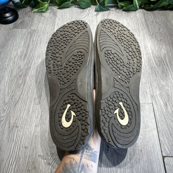 Olukai Nalu Mens Slide Dark Jave Brown 10332-4848 Adjustable Strap Sandals Sz 13 main image 7